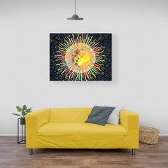 Sun Art Circle - Canvas Mérida Fine Print Art