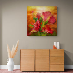 The Intense Colors of the Tulip - Canvas Mérida Fine Print Art