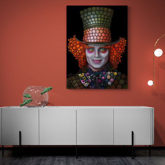 The Mad Hatter - Canvas Mérida Fine Print Art