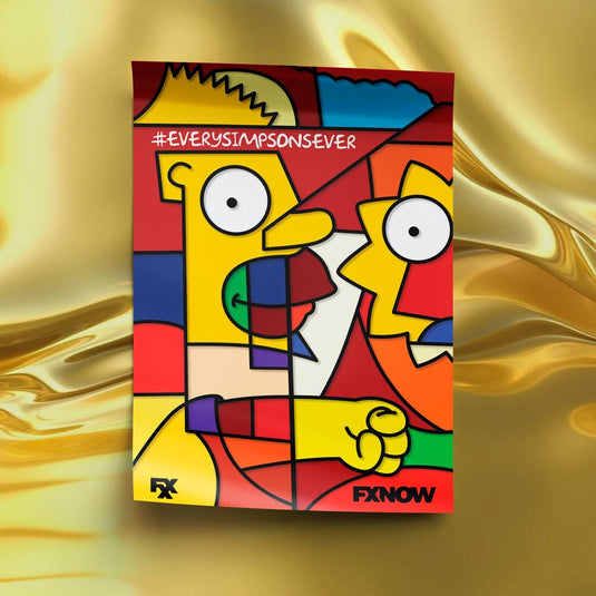 The Simpsons #4 - Canvas Mérida Fine Print Art