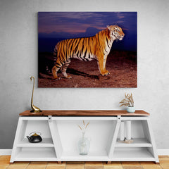 Tiger at Dusk - Canvas Mérida Fine Print Art