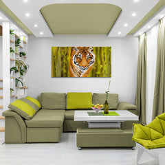 Tiger in the Jungle - Canvas Mérida Fine Print Art