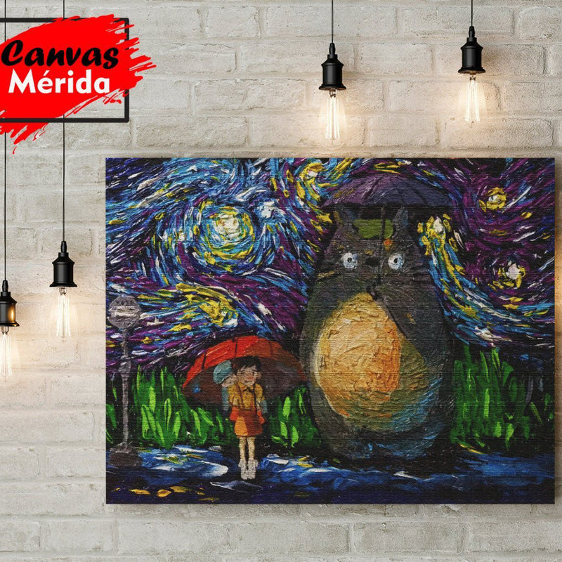 Totoro - Canvas Mérida Fine Print Art