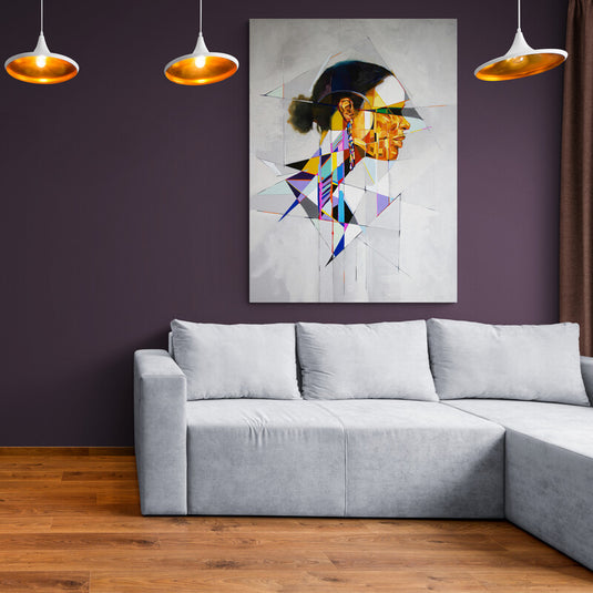 Triangle Woman - Canvas Mérida Fine Print Art