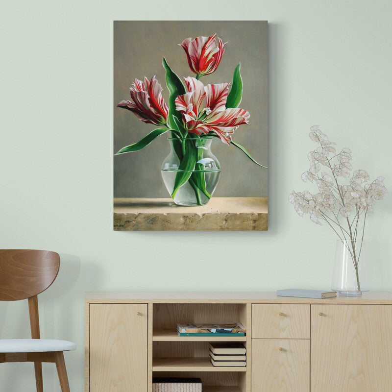 Tulip Vase - Canvas Mérida Fine Print Art