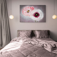 Two Lonely Poppies - Canvas Mérida Fine Print Art