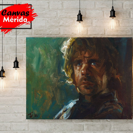 Tyrion Lannister Paint - Canvas Mérida Fine Print Art