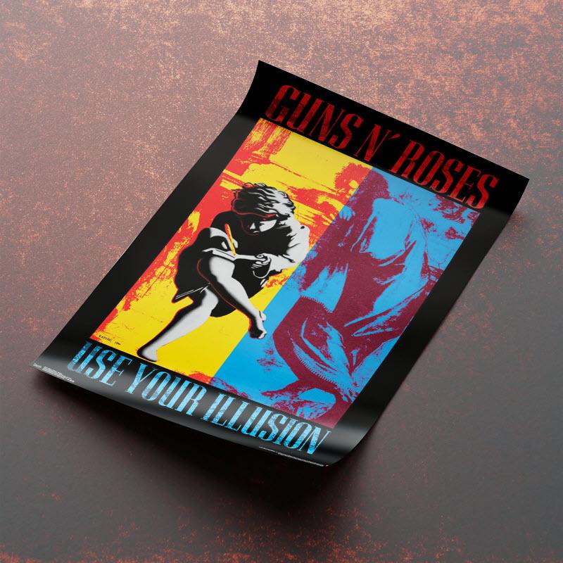 Use Your Illusion Guns N Roses - Canvas Mérida Fine Print Art