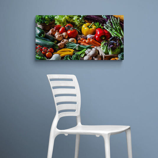 Variety of Vegetables - Canvas Mérida Fine Print Art