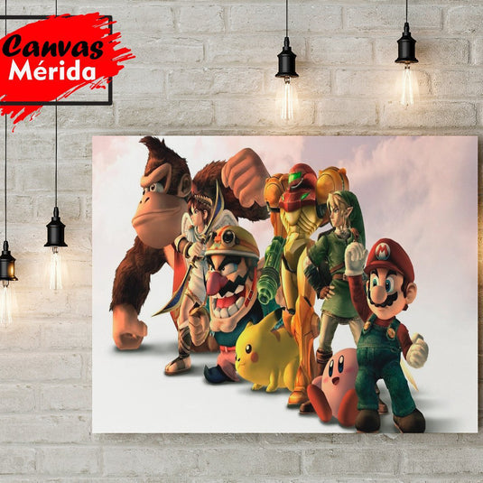 Videojuegos Personajes - Canvas Mérida Fine Print Art