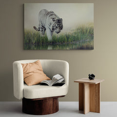 White Tiger - Canvas Mérida Fine Print Art