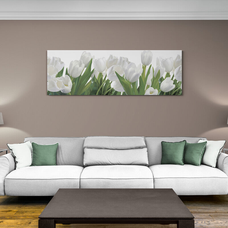 White Tulips - Canvas Mérida Fine Print Art