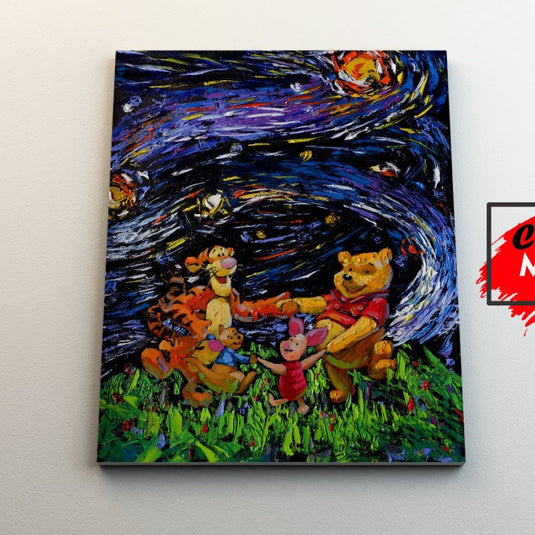 Winnie The Pooh - Canvas Mérida Fine Print Art