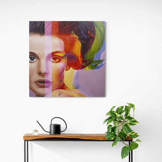Divided Woman - Canvas Mérida Fine Print Art