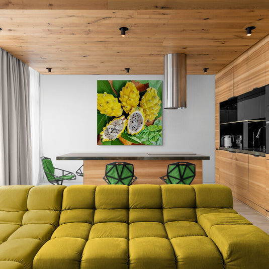 Yellow Dragonfruit - Canvas Mérida Fine Print Art