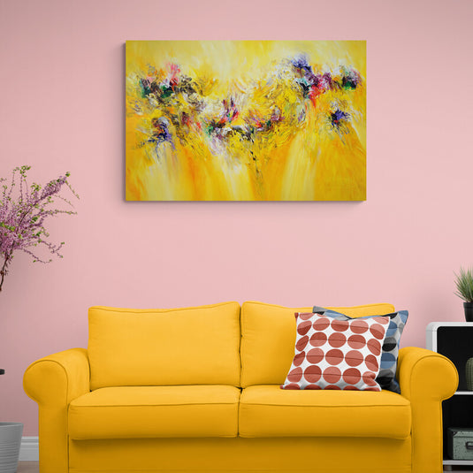 Yellow Energy - Canvas Mérida Fine Print Art