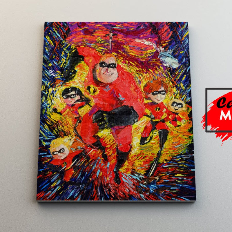 The Incredibles - Canvas Mérida Fine Print Art