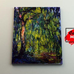 Sauce llorón - Claude Monet - Canvas Mérida Fine Print Art