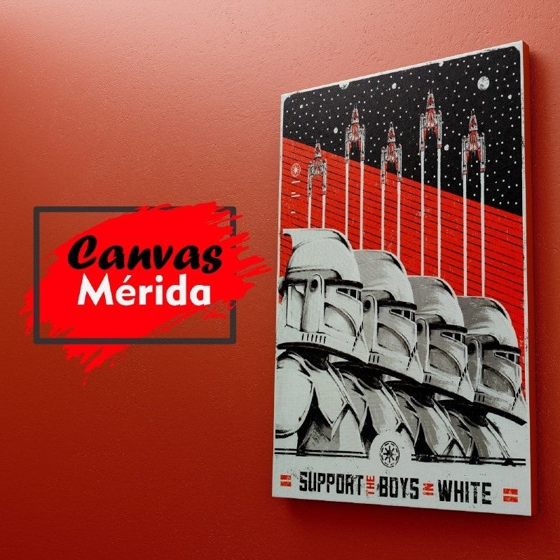 Starwars Vintage Afiche # 9 - Canvas Mérida Fine Print Art