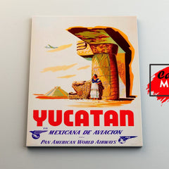 Publicidad Vintage Yucatán - Canvas Mérida Fine Print Art