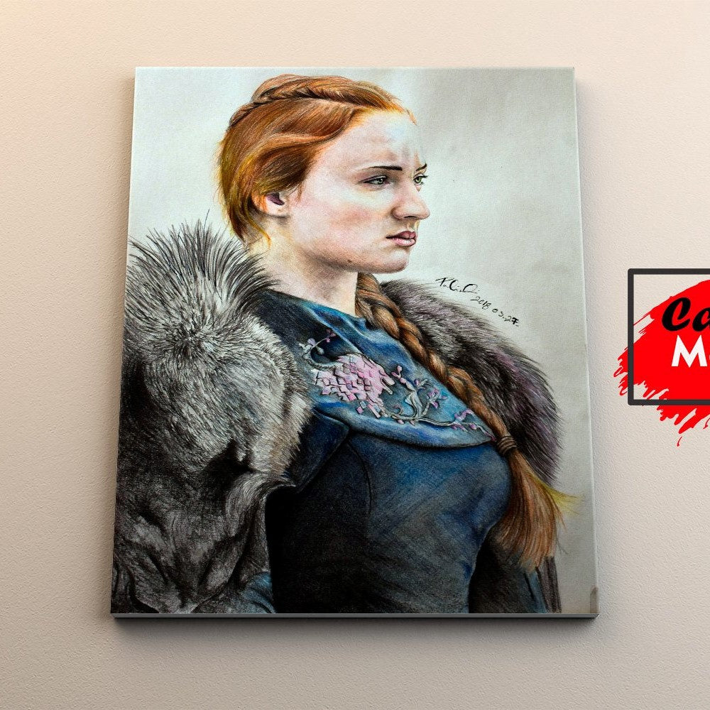 Sansa Stark Invernalia - Canvas Mérida Fine Print Art