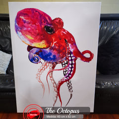 Octopus (Pulpo Acuarela) - Canvas Mérida Fine Print Art