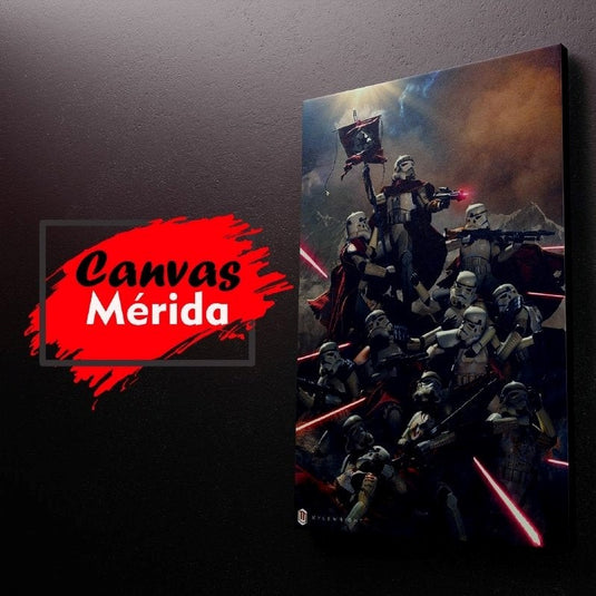 Starwars Vintage Afiche # 7 - Canvas Mérida Fine Print Art