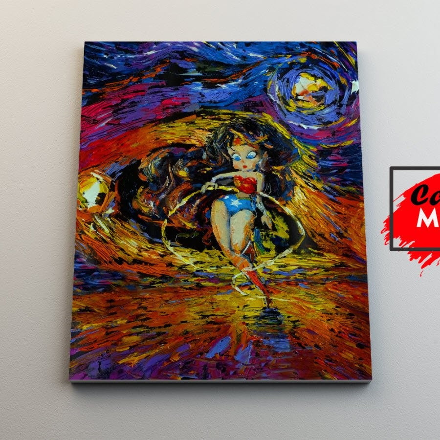 Superwoman Wonder - Canvas Mérida Fine Print Art