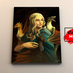 Madre de Dragones - Canvas Mérida Fine Print Art