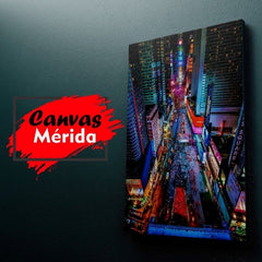 New York - Times Square - Canvas Mérida Fine Print Art