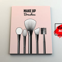 Make up Brushes - Canvas Mérida Fine Print Art