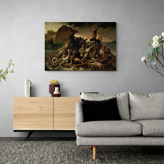 La balsa de la medusa Théodore Géricault - Canvas Mérida Fine Print Art