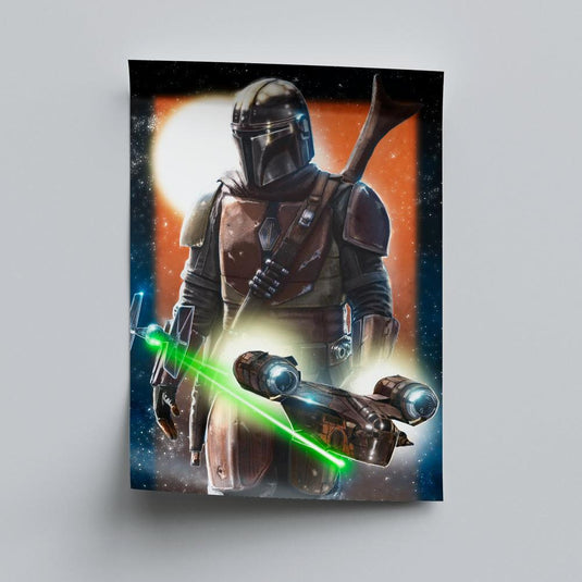 The mandalorian #2 - Canvas Mérida Fine Print Art