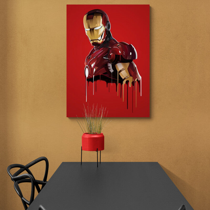Red Ironman - Canvas Mérida Fine Print Art