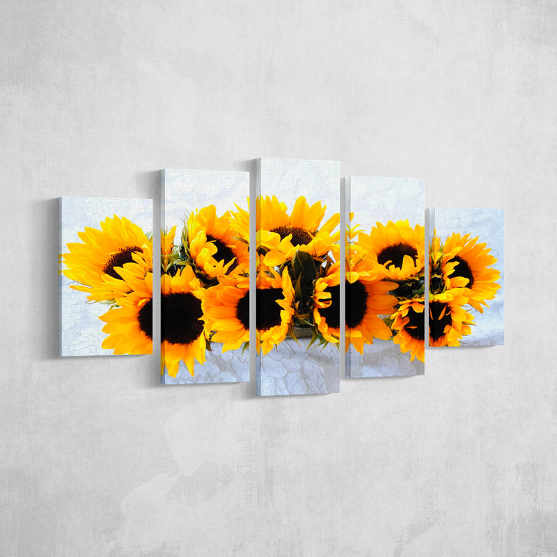 Sunflower bouque - Canvas Mérida Fine Print Art